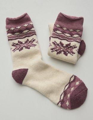 AE77 Premium Fair Isle Sock