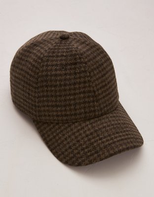 Houndstooth baseball cap sales