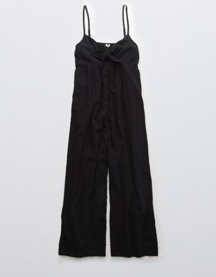 aerie black jumpsuit