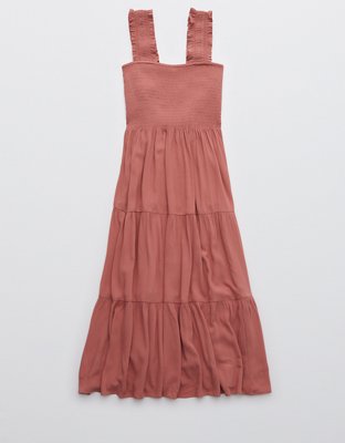 Aerie Smocked Midi Dress