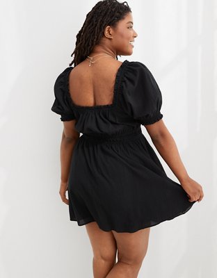 Aerie Puff Sleeve Mini Dress