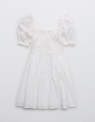 aerie puff sleeve mini dress Aerie Puff Sleeve Mini Dress