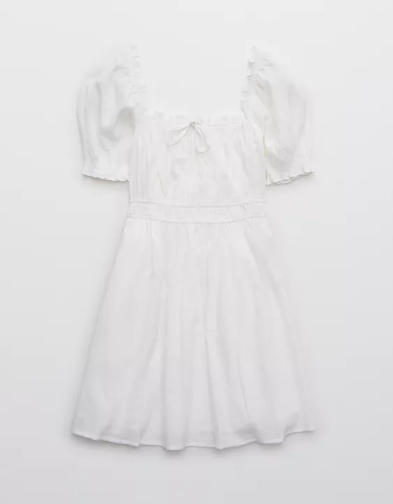 Aerie Puff Sleeve Mini Dress