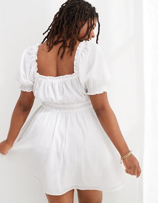Aerie Puff Sleeve Mini Dress