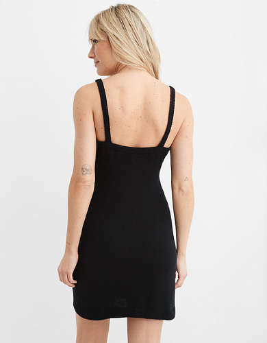 Aerie Cut Out Sweater Dress