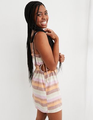 aerie side cut out mini dress Aerie Side Cut Out Mini Sundress