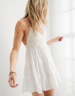 Aerie Textured Mini Sundress