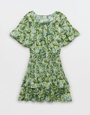Aerie Smocked Waist Mini Sundress