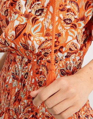 Aerie Smocked Waist Mini Sundress