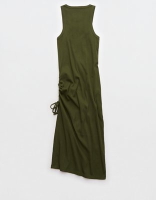 Женские платья Aerie Ruched Rib Midi Dress — фото 5