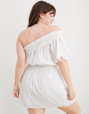 aerie one shoulder dress Aerie One Shoulder Dress