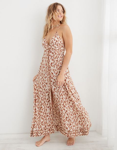 Женские платья Aerie Front Slit Maxi Dress