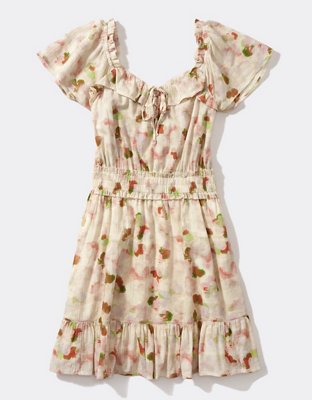 Aerie Ruffle Mini Dress