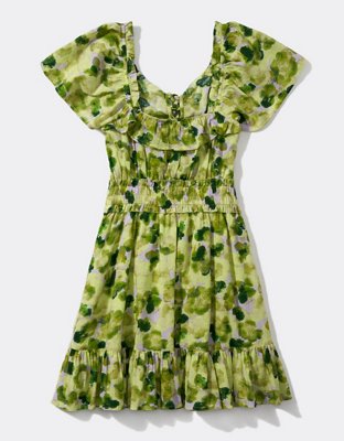 Aerie Ruffle Mini Dress