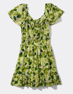 Aerie Ruffle Mini Dress