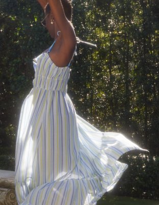 Aerie Button Front Maxi Dress