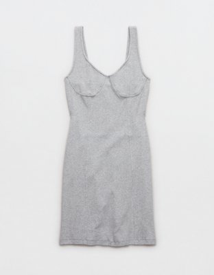 Aerie Corset Ribbed Mini Dress