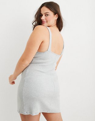 Aerie Corset Ribbed Mini Dress
