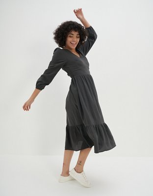 Aerie Tiered Midi Dress