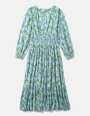 aerie tiered midi dress aerie tiered midi dress in a soft cream stripe print (see stock photos)  BRAND: aerie SIZE: small (women's) CONDITION: excellent used condition  LOCAL PICKUP: $22.00 in Central Phoenix SHIPPED: $27.00 anywhere in