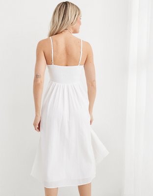 Aerie Twist Front Midi Dress