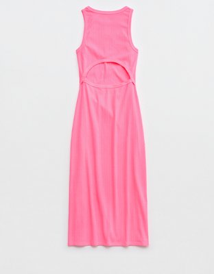 Aerie Open Back Midi Dress