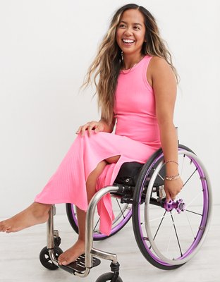 Aerie Open Back Midi Dress