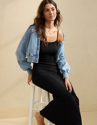 aerie ribbed tank dress Aerie Tank Mini Dress