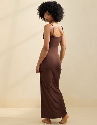 Aerie Real Soft Stretch Bodycon Maxi Dress