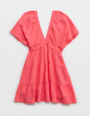 Женские платья Aerie Pool-To-Party Flutter Sleeve Dress — фото 3