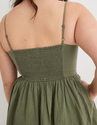 a line sage green dress A-Line V-Neck Sage Green Pleated Short Homecoming Dress Sage Green / 14 main image 0