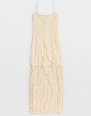 Shop Aerie Flutter Smocked Maxi Dress online