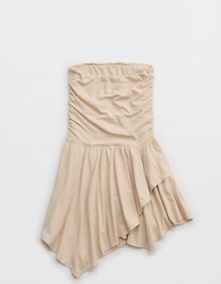 Женские платья Aerie Strapless Handkerchief Mini Dress — фото 8