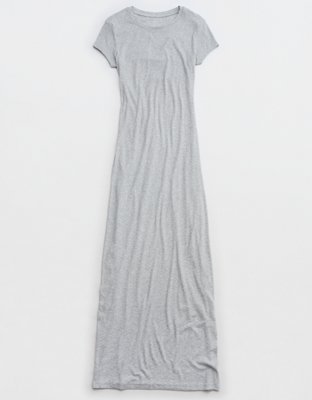 Aerie Short Sleeve Bodycon Maxi Dress