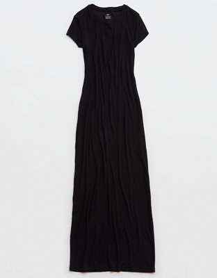 Aerie Short Sleeve Bodycon Maxi Dress