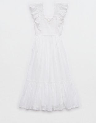 Aerie Ruffle Maxi Dress