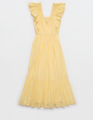 Aerie Ruffle Maxi Dress