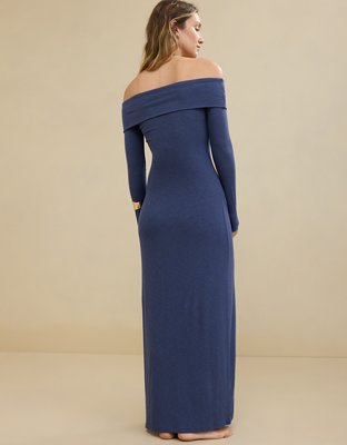 Robe longue à épaules dénudées Aerie