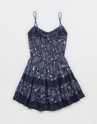Aerie Button Up Mini Dress