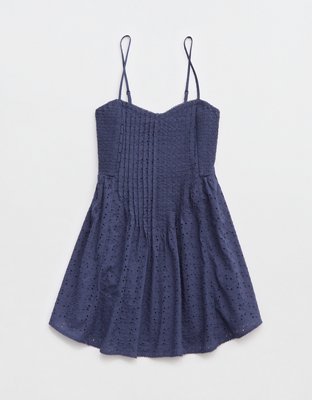 Aerie Eyelet Mini Dress