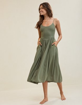 Aerie At The Barre Midi Dress