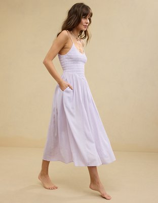 aerie cream dress Aerie Real Soft Stretch Bodycon Maxi Dress