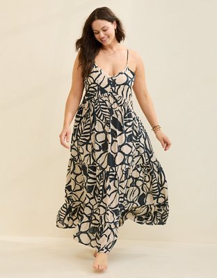 Aerie Printed Maxi Dress