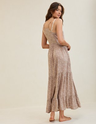 Aerie Printed Maxi Dress