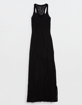 Aerie Maxi Vestido Vintage con Encaje