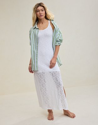 Aerie Vintage Lace Maxi Dress