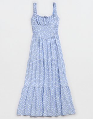 Aerie Polka Dot Maxi Dress