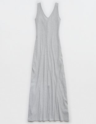 Aerie Double V Henley Bodycon Maxi Dress