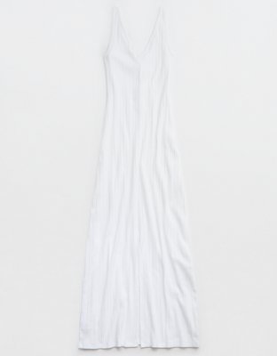 Aerie Double V Henley Bodycon Maxi Dress