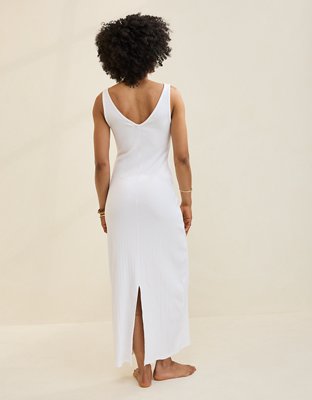 Aerie Double V Henley Bodycon Maxi Dress